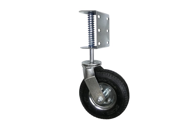 Shepherd Hardware 9798 8-Inch Pneumatic Spring-Loaded Gate Caster, 200-lb Load Capacity and Universal Mount - Image 3